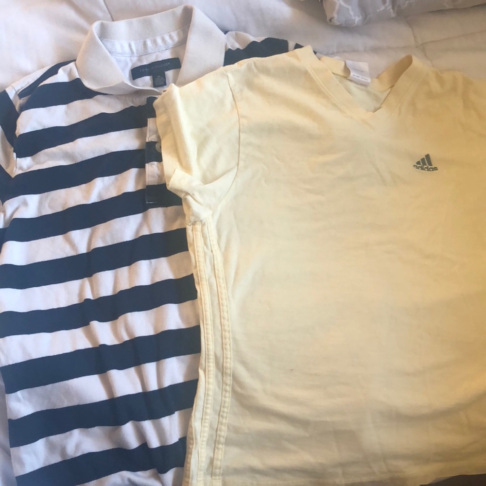 2 thrift shirts aesthetic